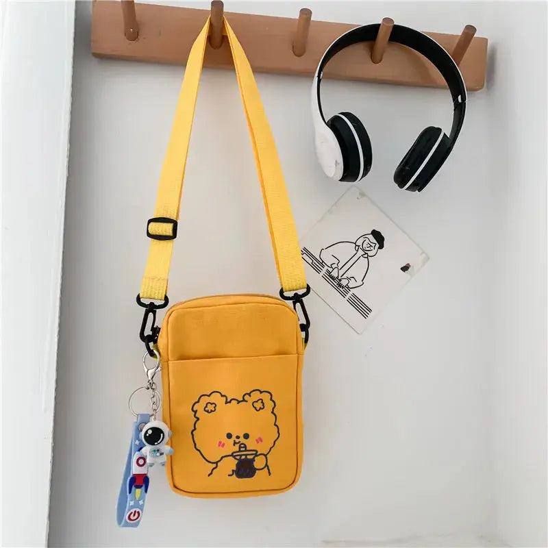 Cute Mini Canvas Handbags Women's Bag Small Cloth Shoulder Crossbody Bags for Women 2023 Ladies Purse Cell Phone Bag Femme Bolsa Lizbert