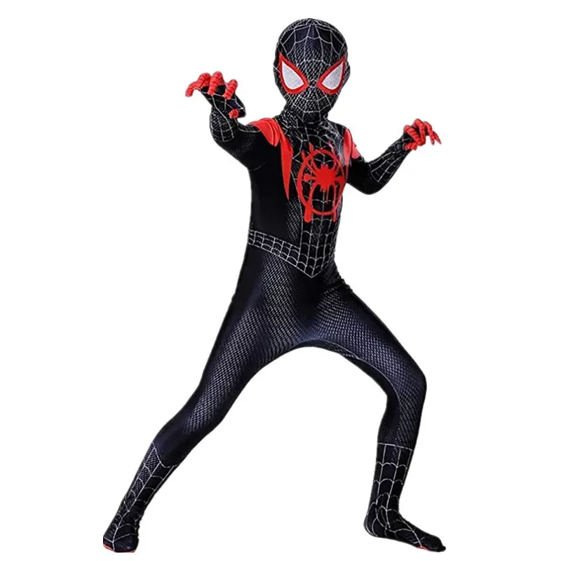 Kids Spider Jumpsuit Costume