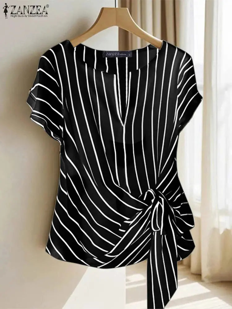 Classic Silhouette Summer Women Blouse Lizbert