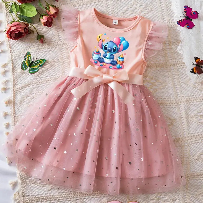 Adorable Knee-Length Princess Dress Lizbert