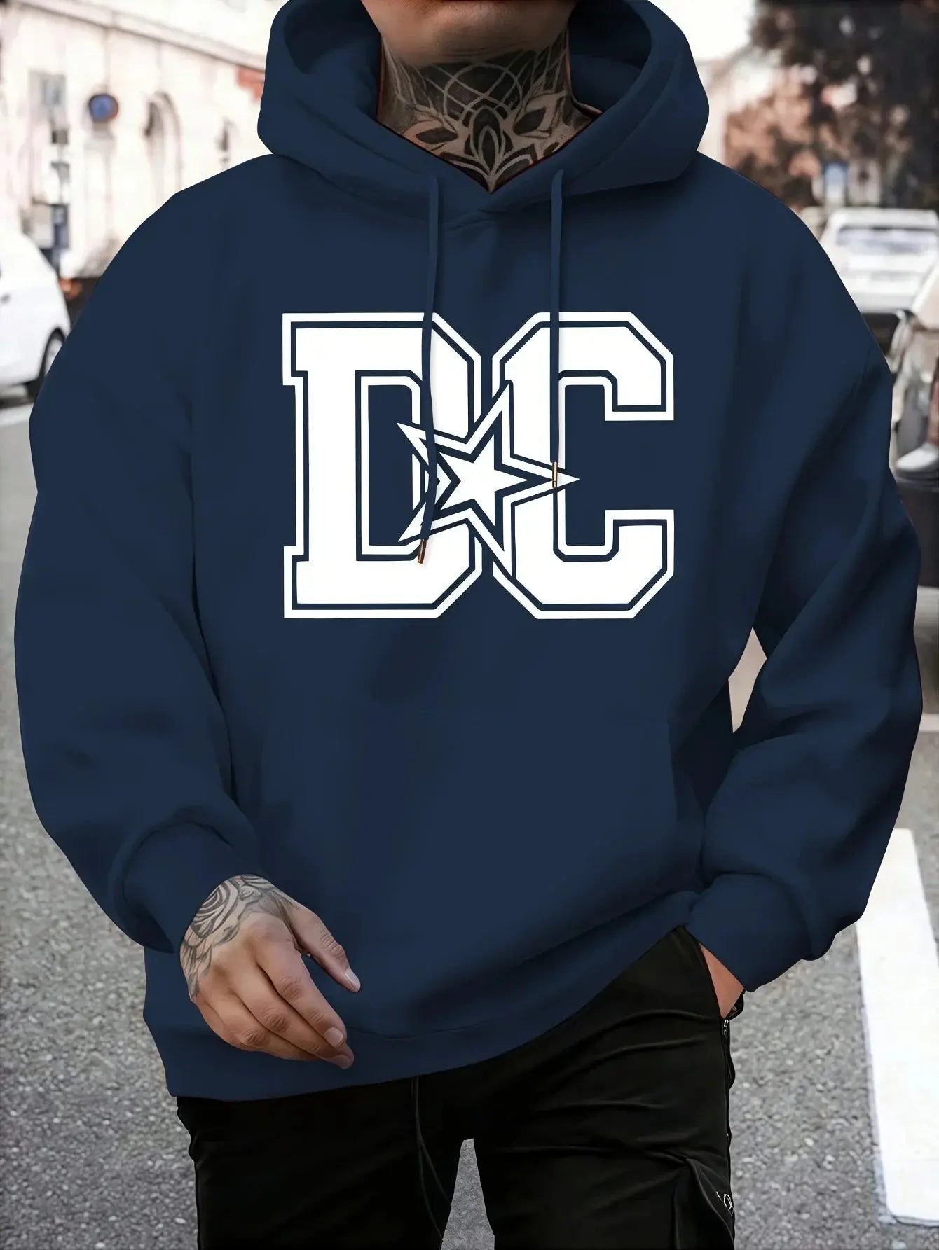 Men's Hooded Sweatshirt Casual Winter Hooded Sweatshirt - Regular Fit Lizbert