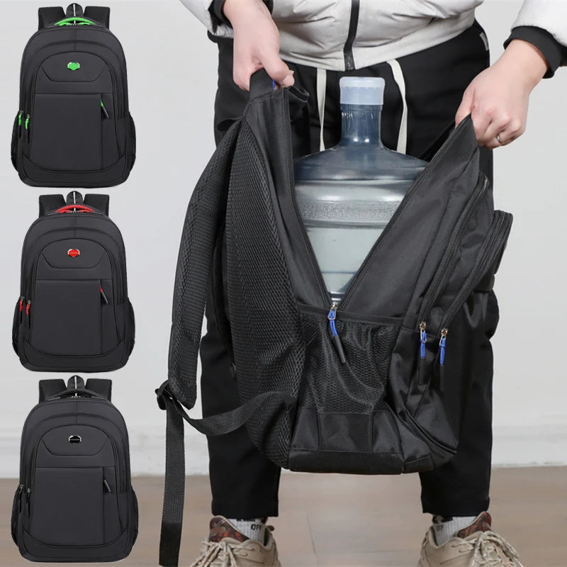 Men's Backpack Oxford Waterproof Backpack Business Computer Bag Leisure Travel Backpack High School Student Backpack Lizbert