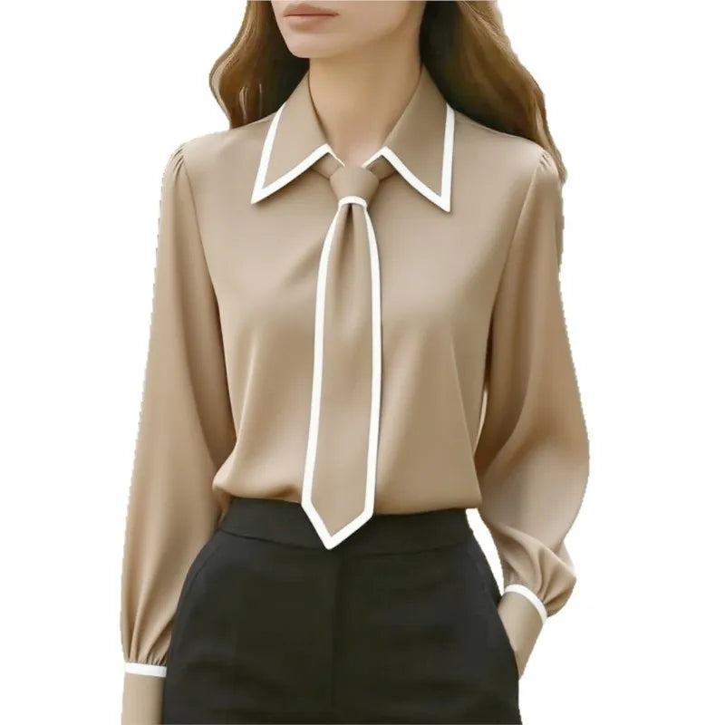 Elegant Bow Blouse