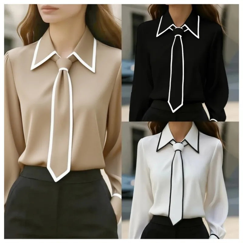 Elegant Bow Blouse