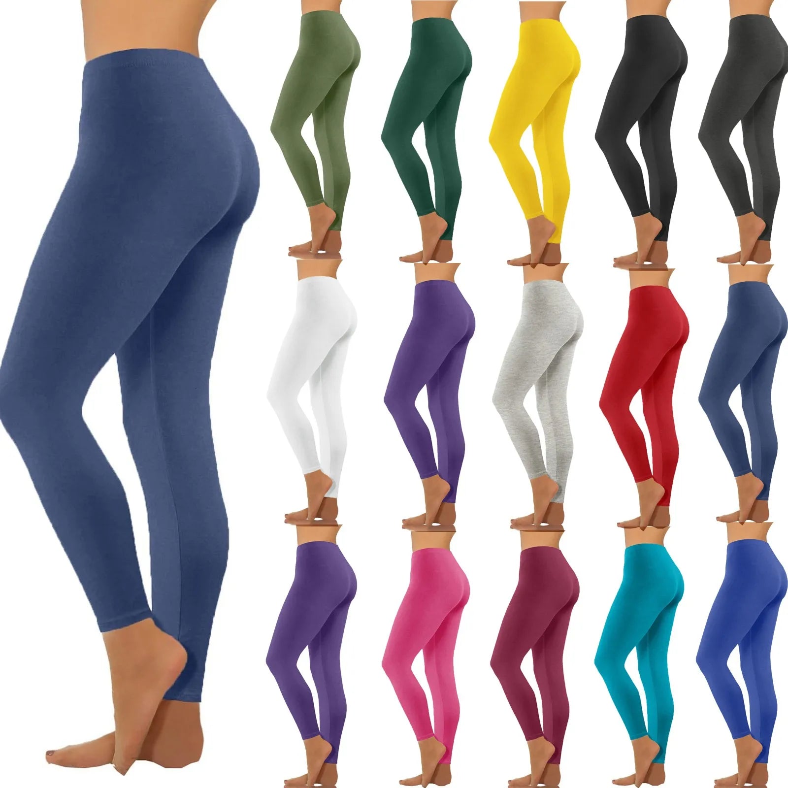 High Waist Women Leggings Women Leggings Seamless Fitness High Elastic Fashion Hip Liftting Slim Gym Trainning Pants - Lizbert